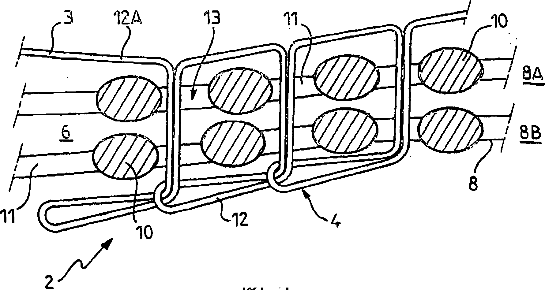 Kit for the insertion of an intragastric implant, case for inserting such an implant, and corresponding production method