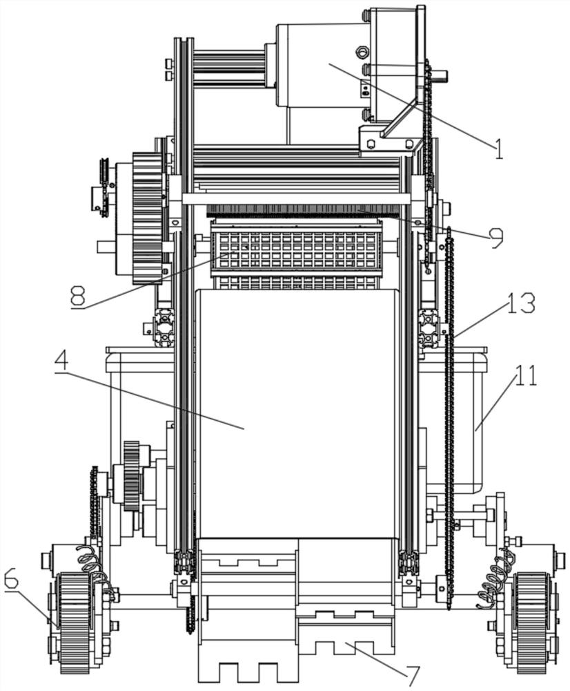 Aquatic weed harvesting mechanism and harvesting ship