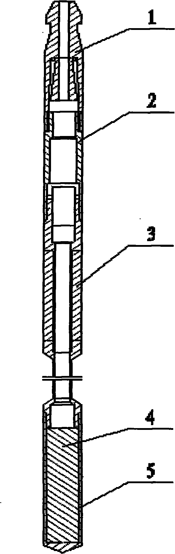 Intelligent injection allocation instrument of water injection well