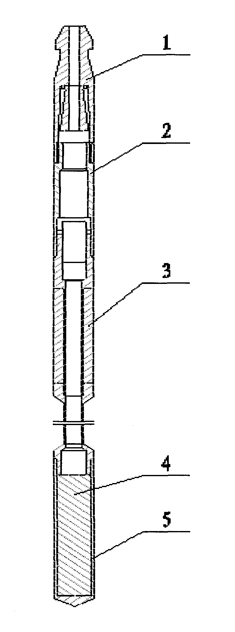 Intelligent injection allocation instrument of water injection well