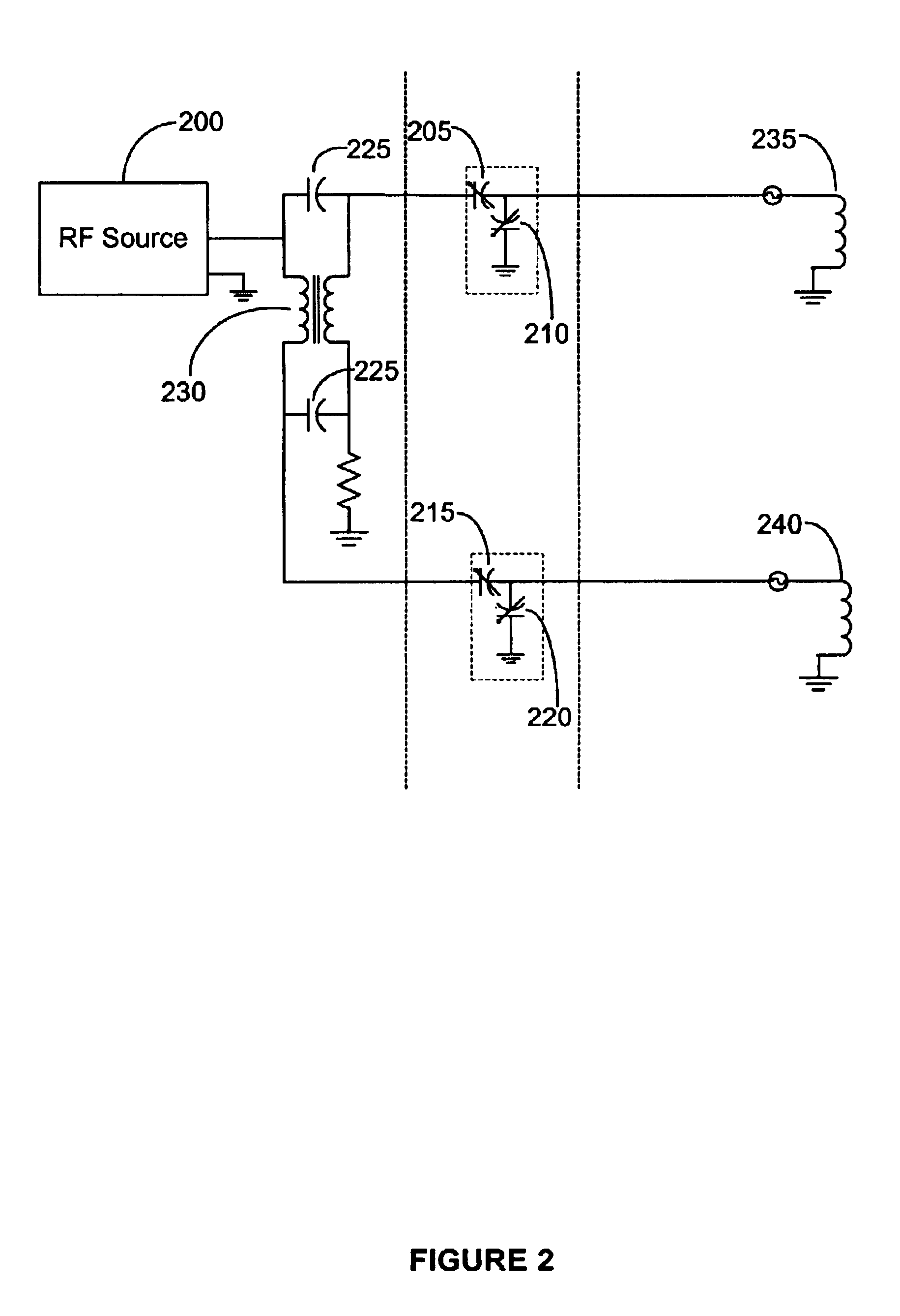 Plasma production device and method and RF driver circuit