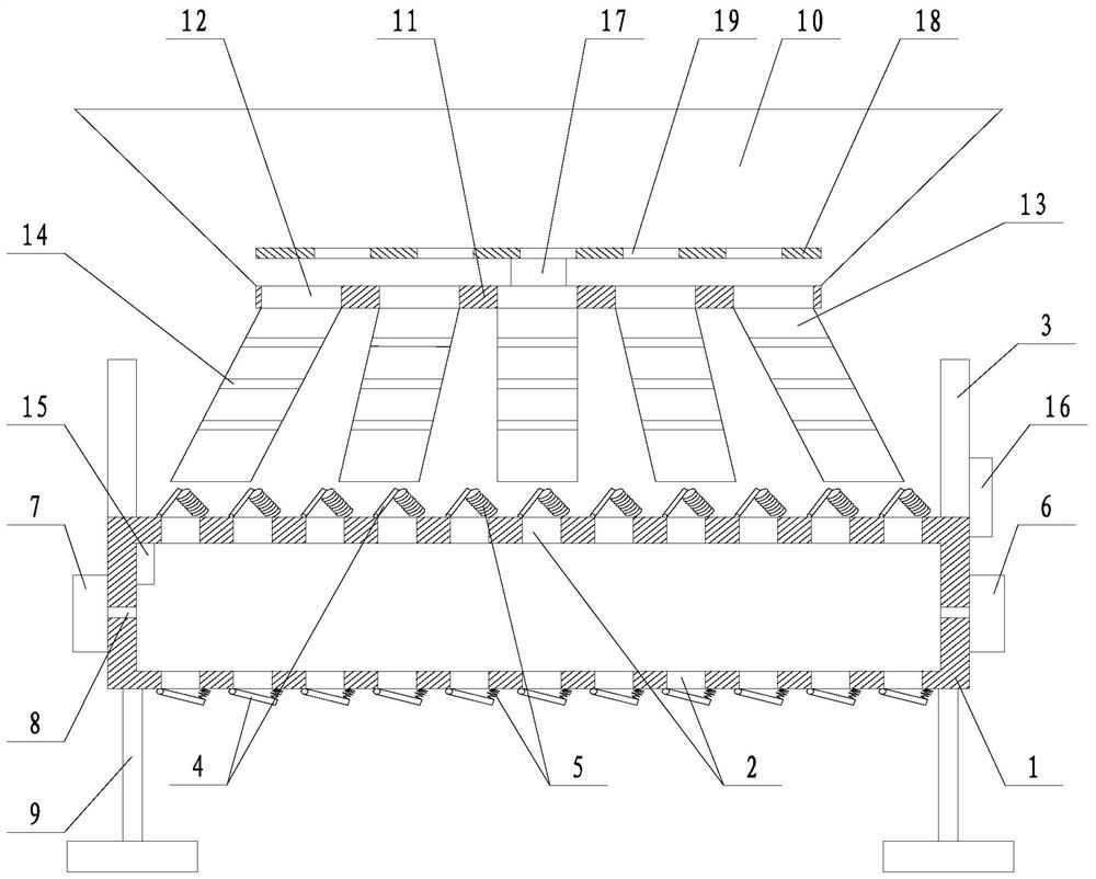 Container structure for long-term storage of staple food