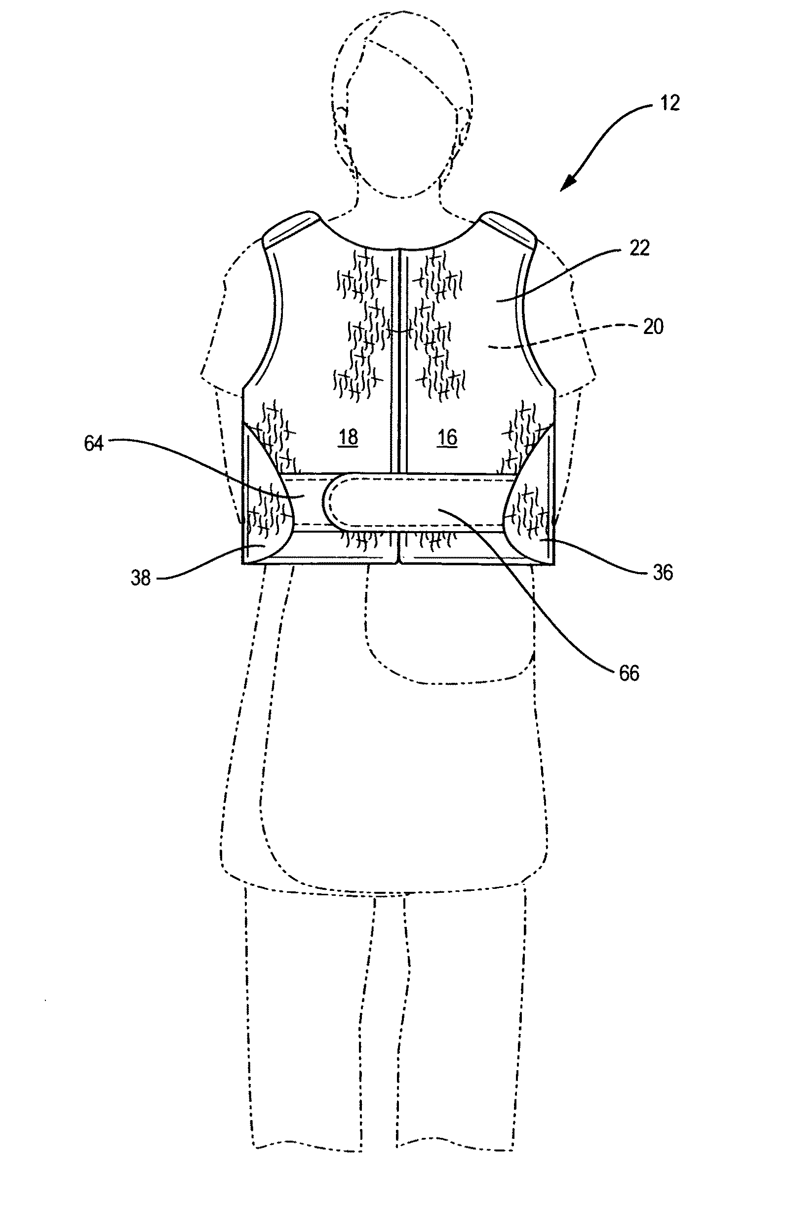Radiation protective vest