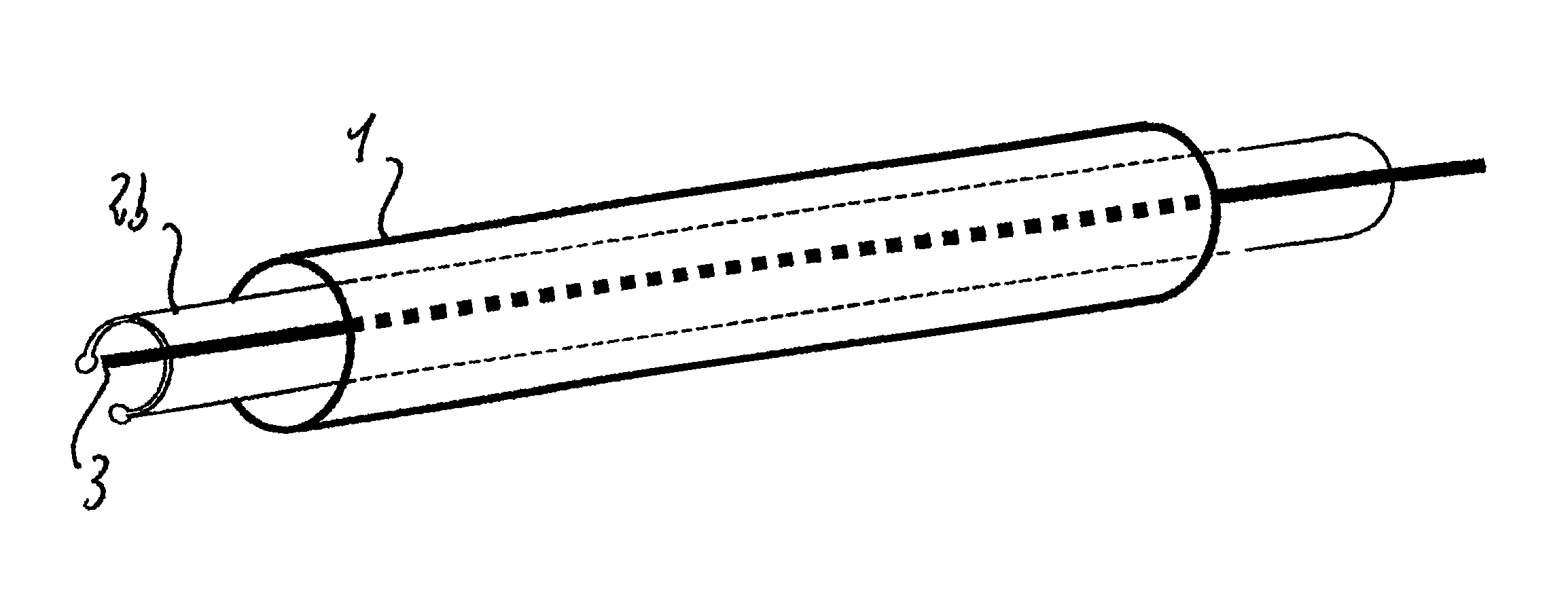 Device for fixing a cable in a pipe