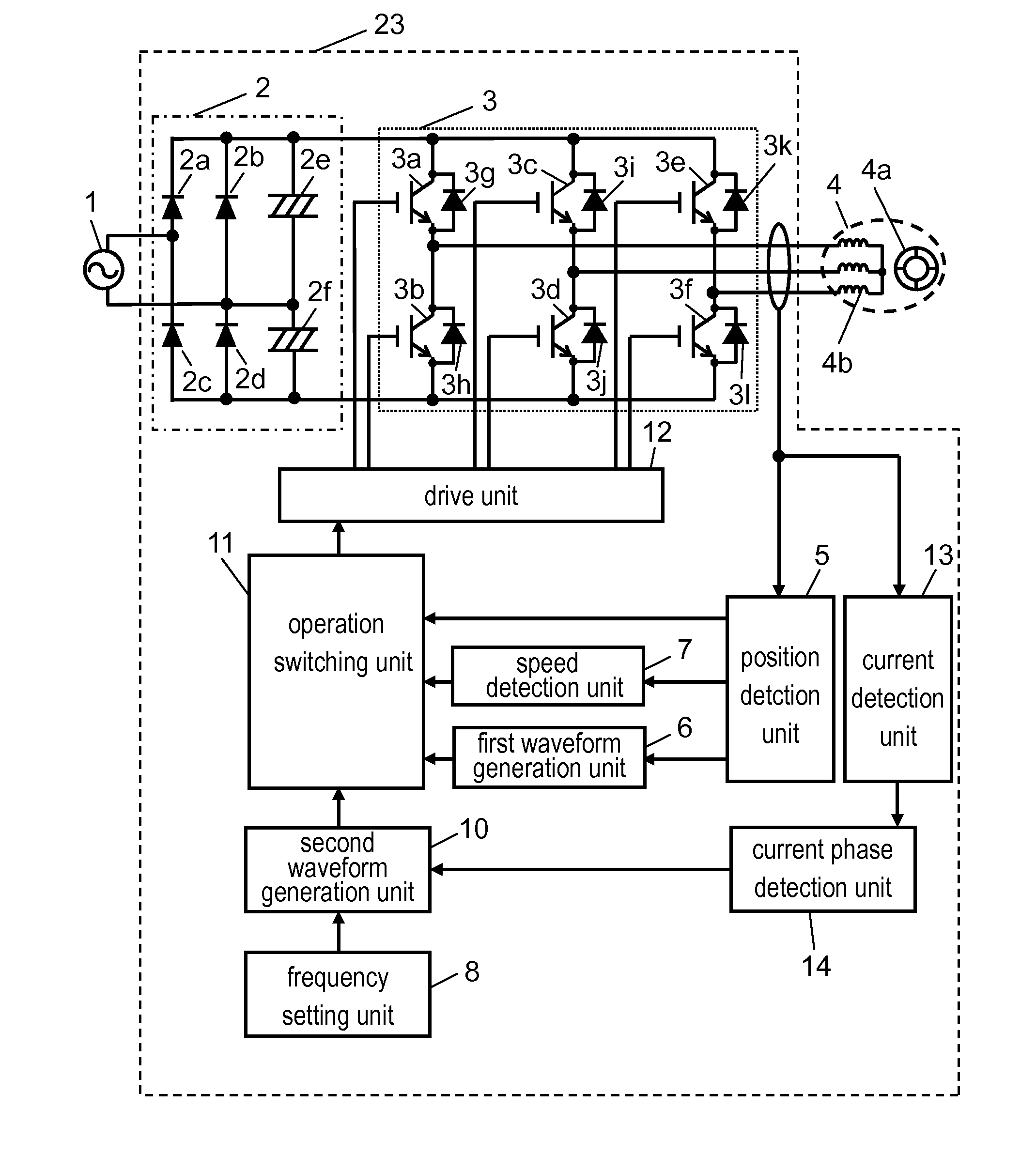 Motor driving device and electric equipment using the same