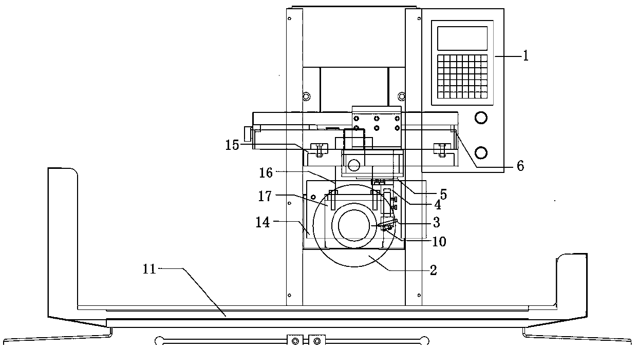 A U-shaped notch processing system for impact samples