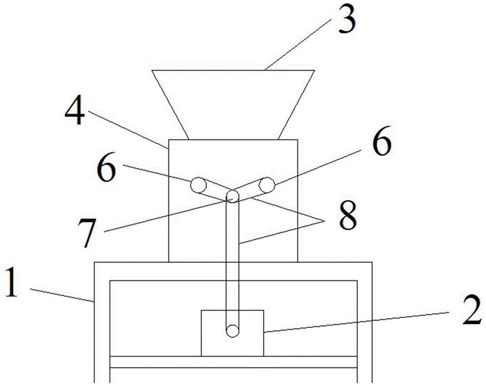 Edible mushroom cultivation material bagging machine