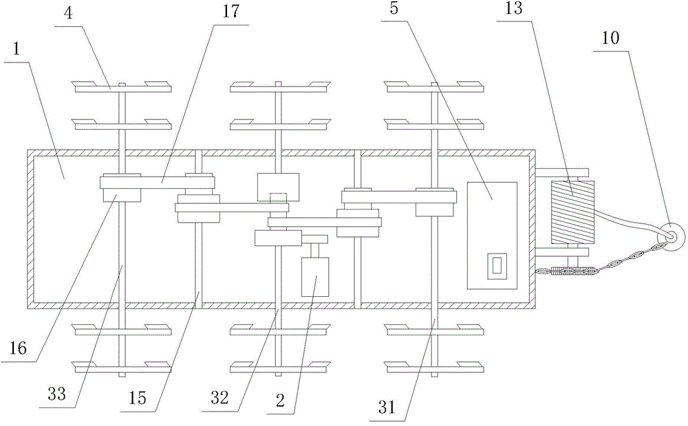 Single-axle adaptive ocean wave and current integrated power generation device
