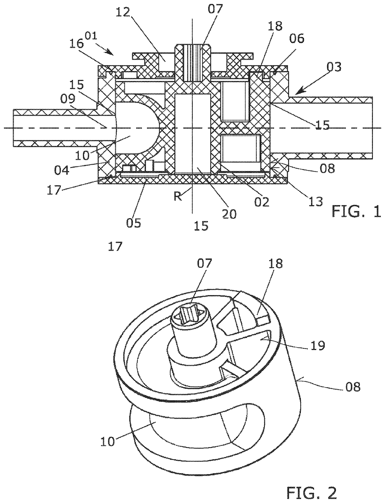 Rotary slide valve for regulating a flow of fluid, and method for producing a rotary slide valve