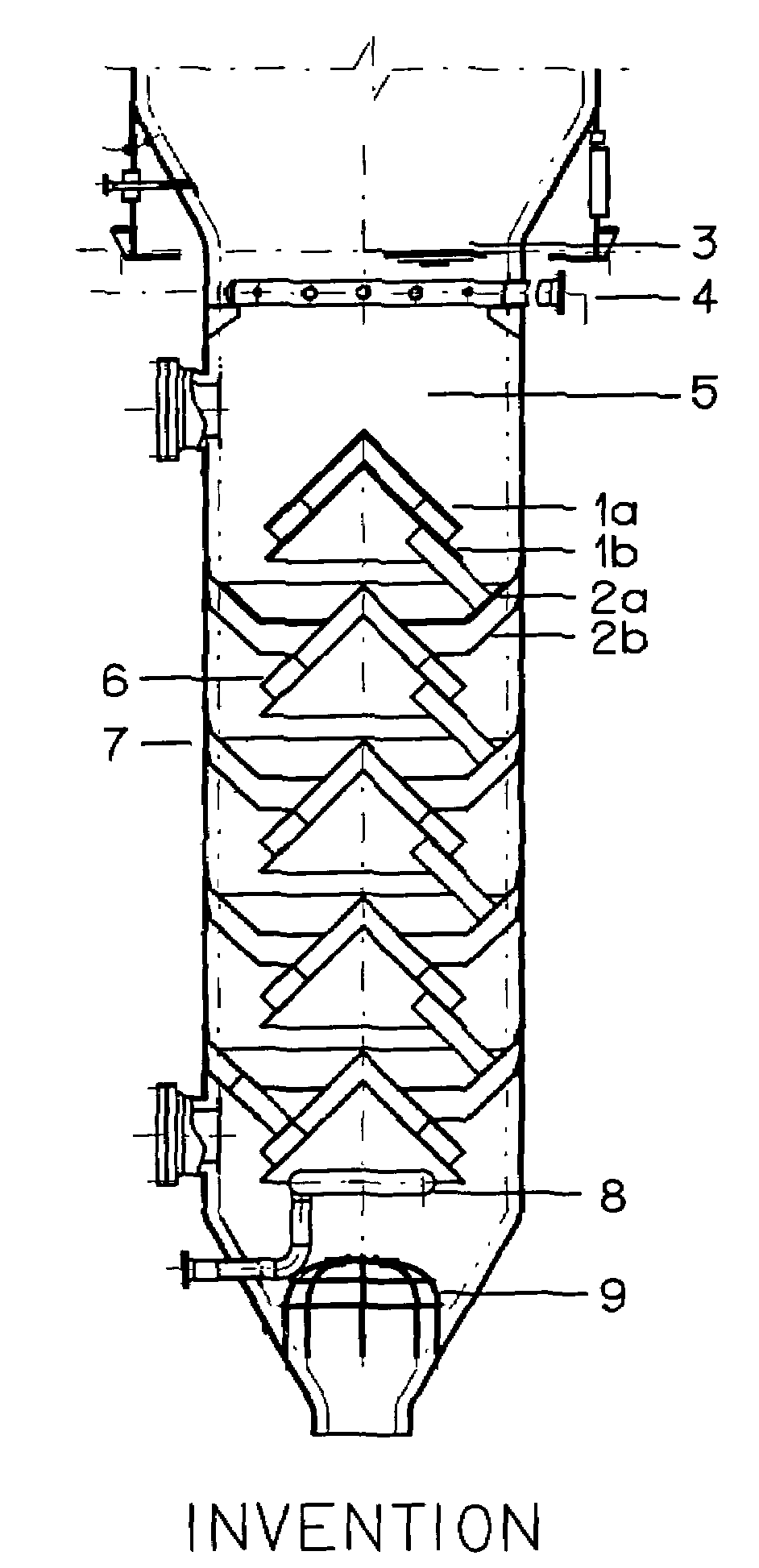 Stripping apparatus and process