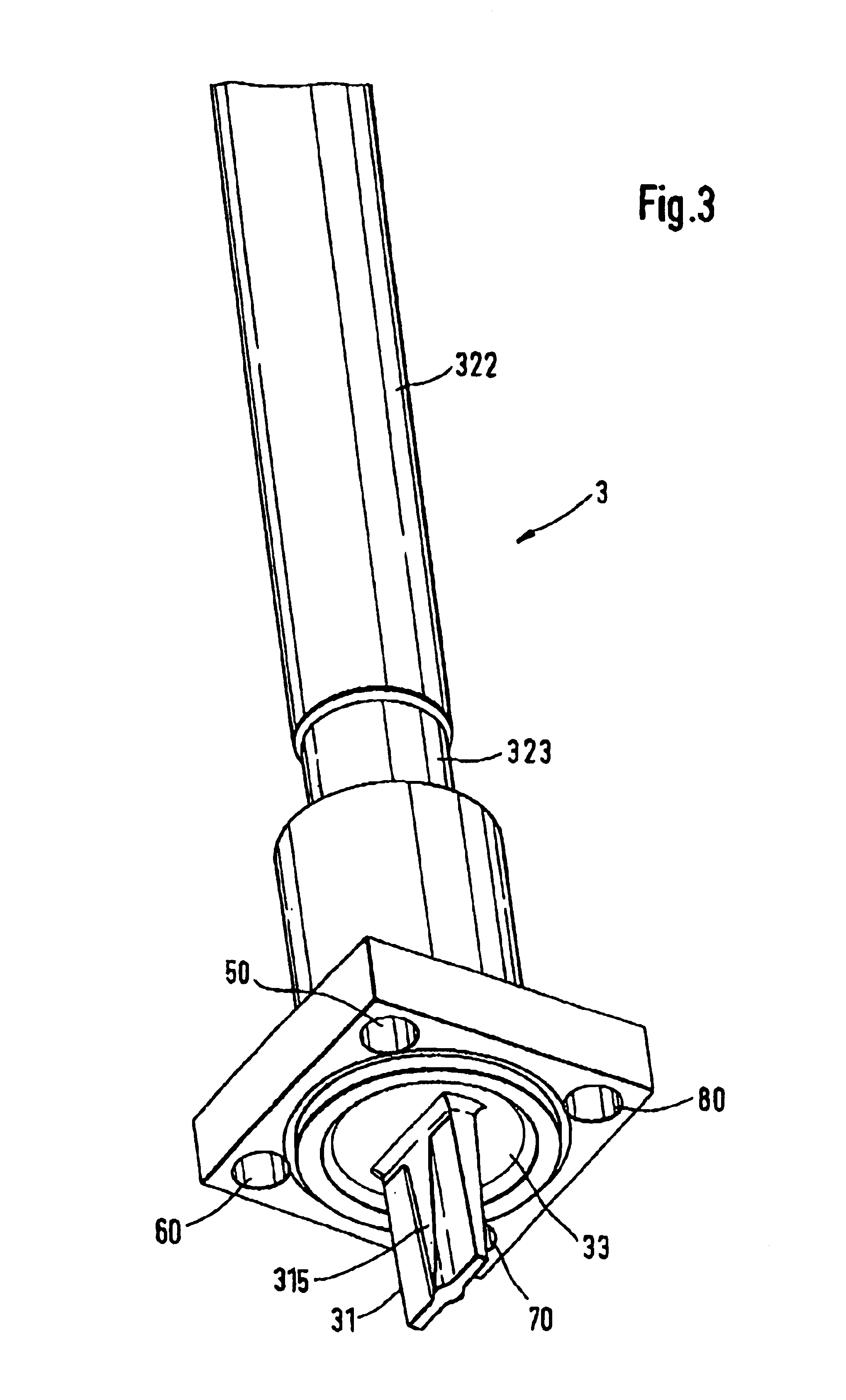 Vortex flow sensor for measuring fluid flow through a flow tube