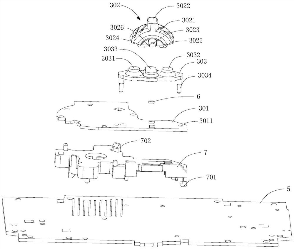 Volume adjusting handle and volume adjusting method thereof