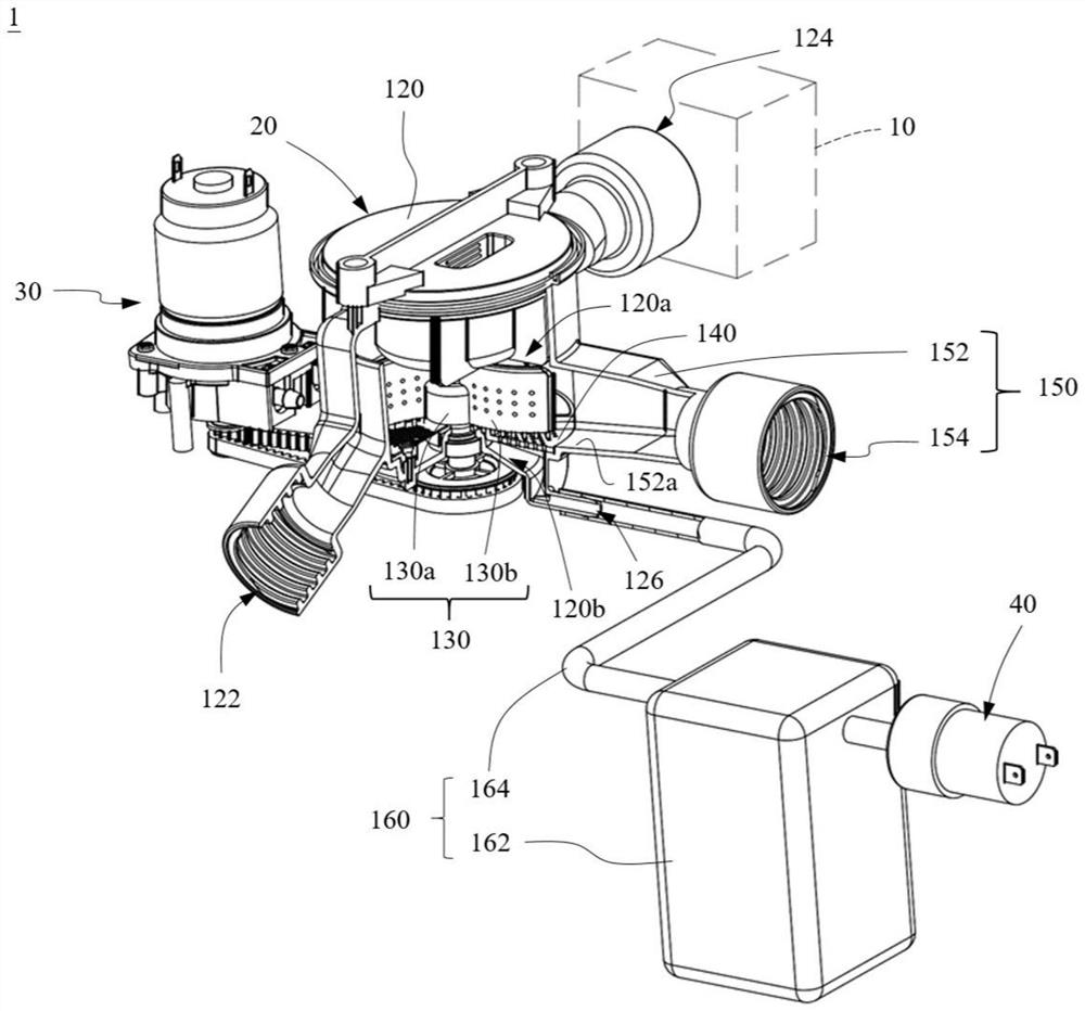 Cleaning tool, solid-liquid separation device of cleaning tool, base station matched with cleaning tool and cleaning equipment