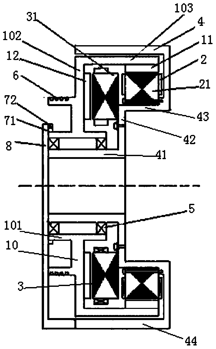 Permanent-magnet traction motor