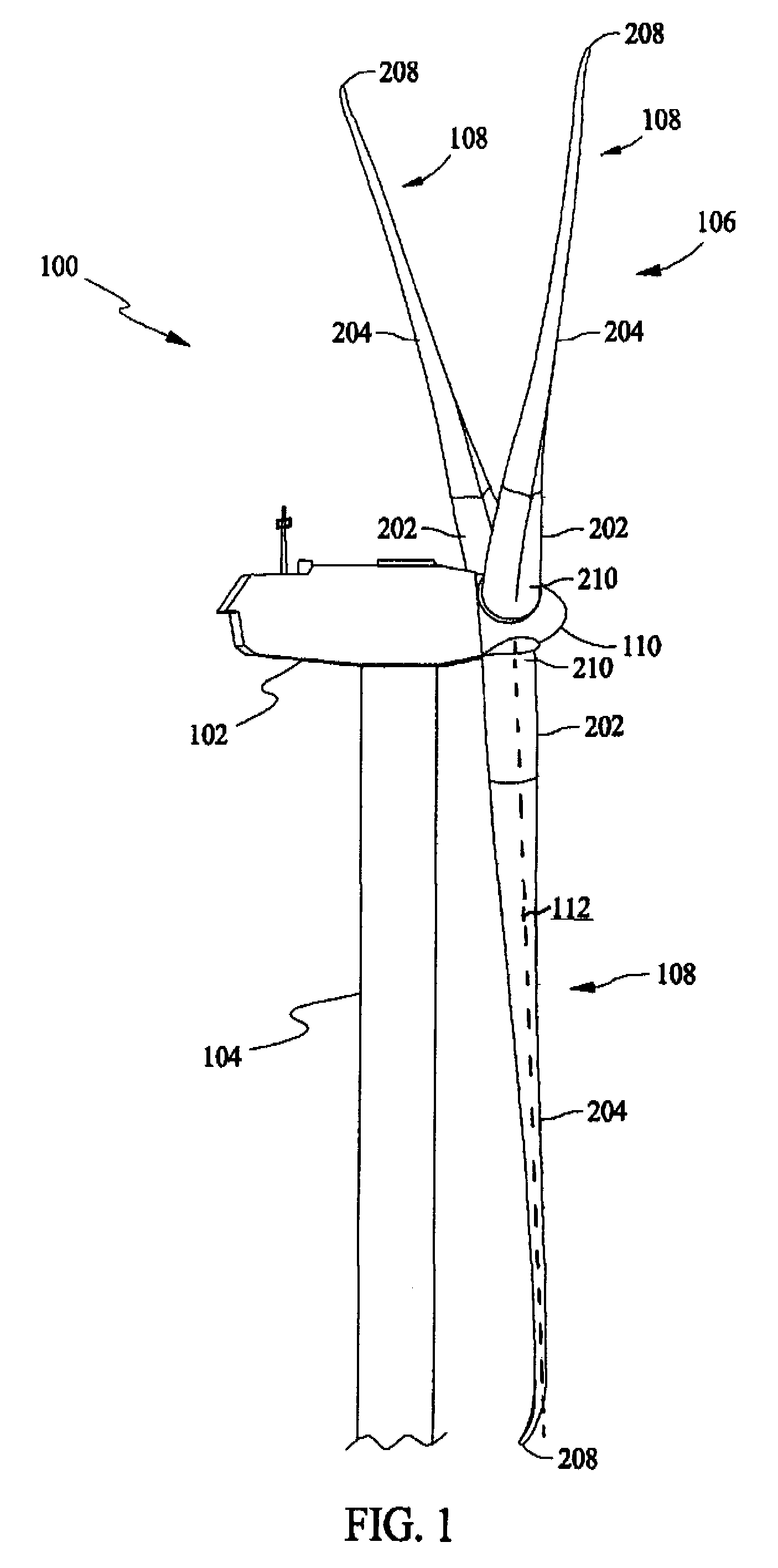 Multi-piece wind turbine rotor blades and wind turbines incorporating same