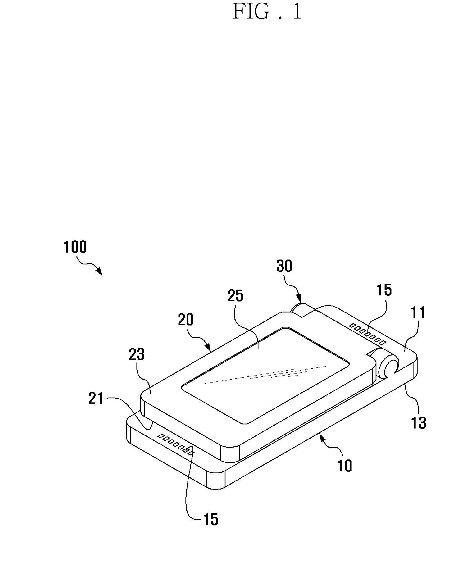 Mobile terminal having floated displaying unit