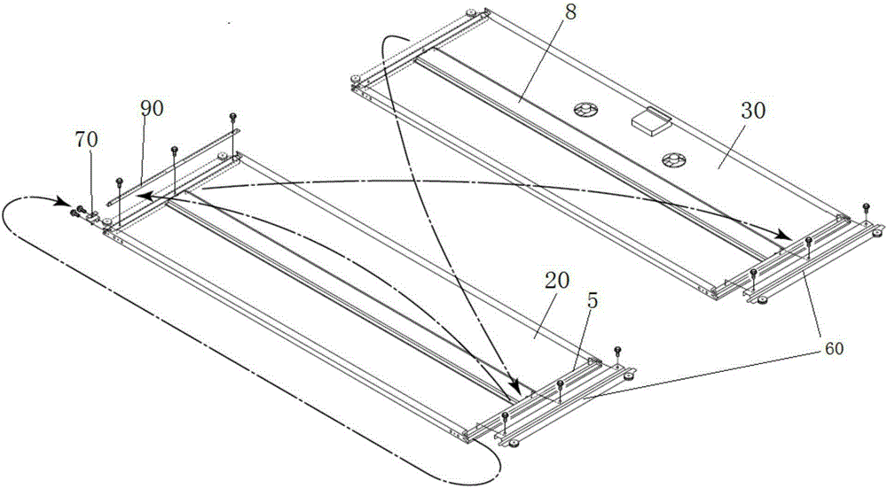 Sliding door plate and sliding door with sliding door plates