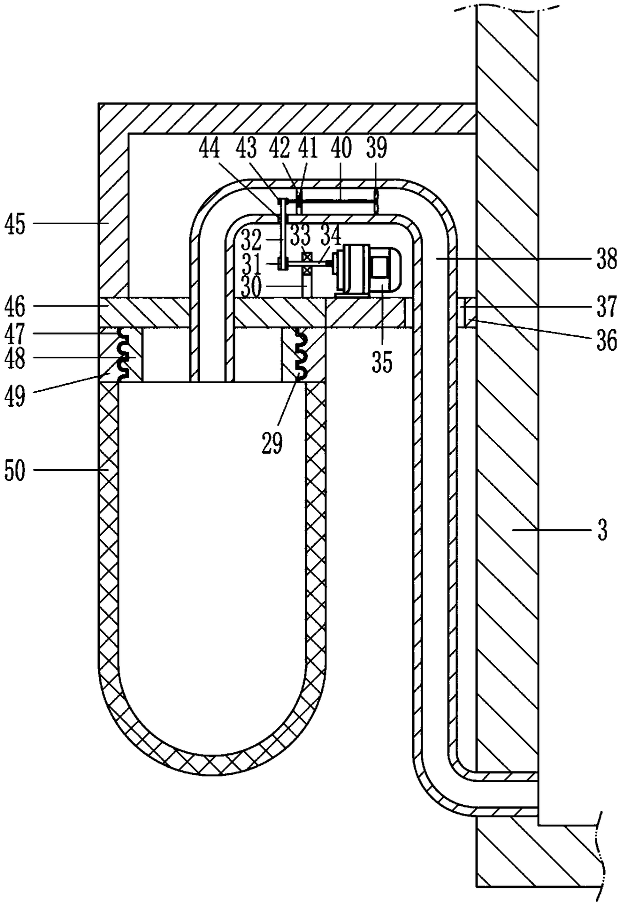 Powder spraying device for special ceramic production