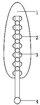 Special lapping bar for cattle and sheep lapping pavilion