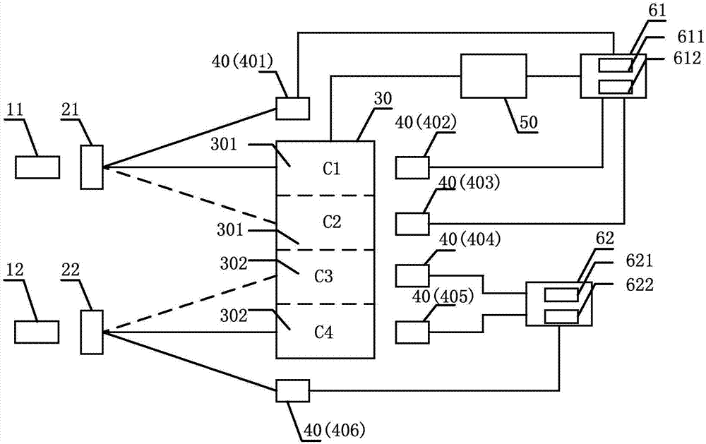 Spaceborne tunable multichannel Fabry-Perot frequency discrimination module