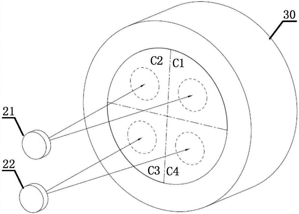 Spaceborne tunable multichannel Fabry-Perot frequency discrimination module