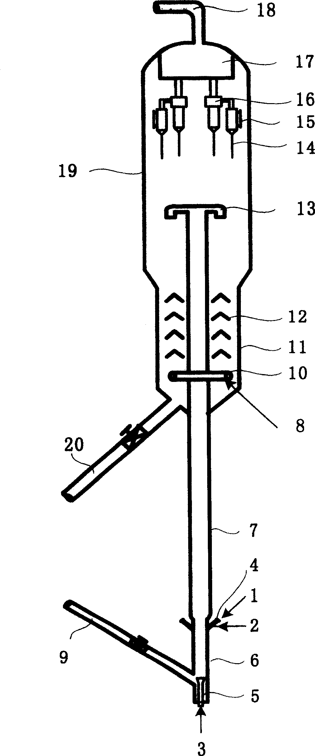 Process for catalytic cracking of petroleum hydrocarbon