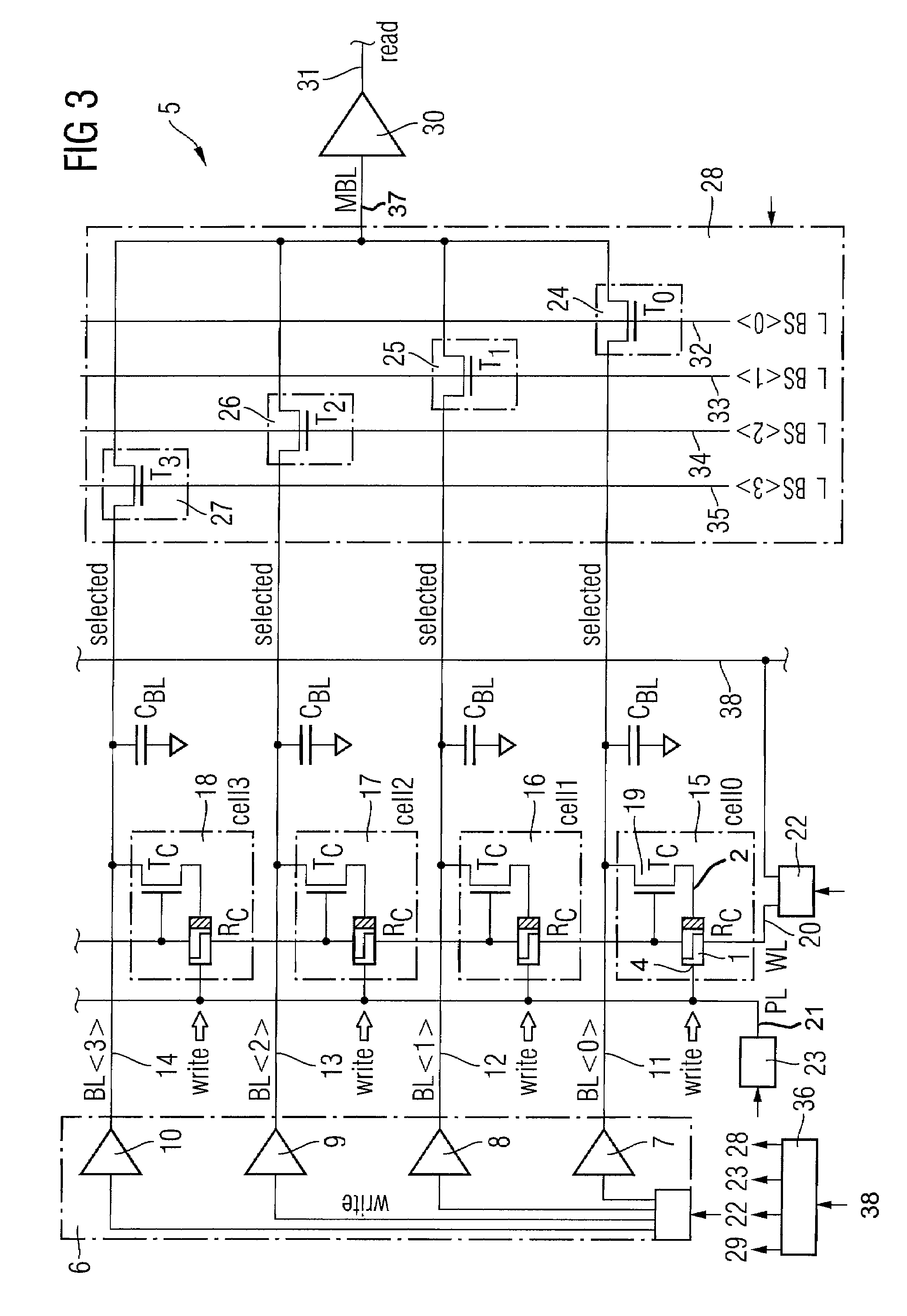 Method for writing data into a memory cell of a conductive bridging random access memory, memory circuit and CBRAM memory circuit