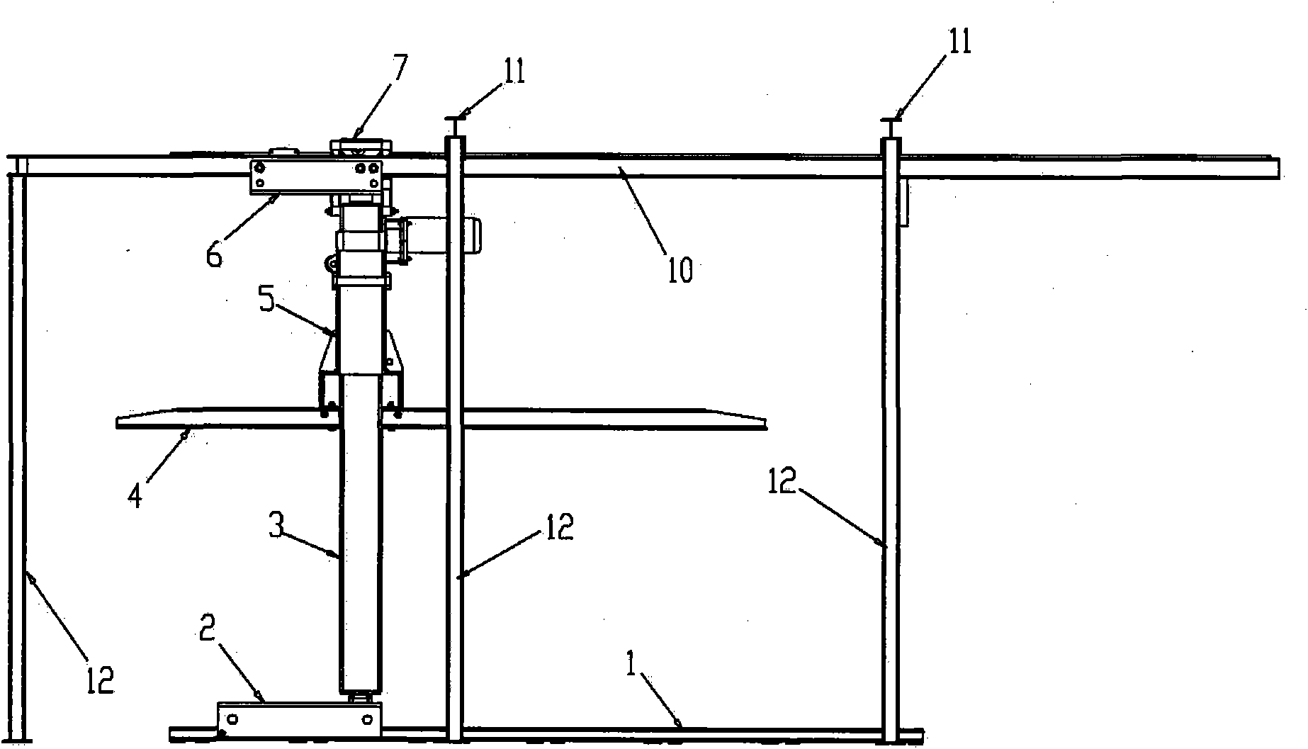 Two-layer type lifting rotary-shifting combined parking device