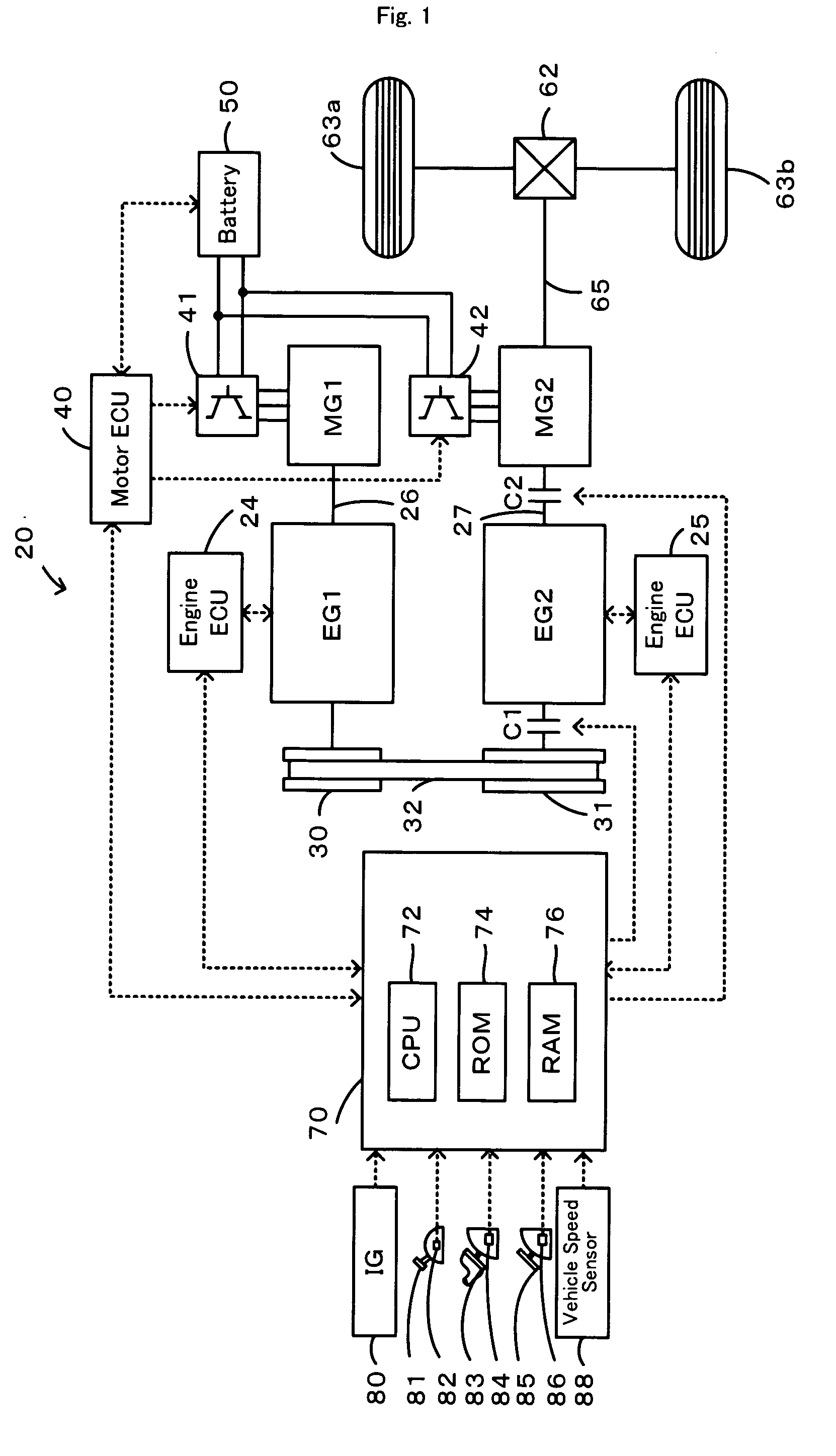Power Output Apparatus and Motor Vehicle