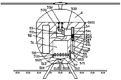 Unmanned aerial vehicle type pesticide spraying device