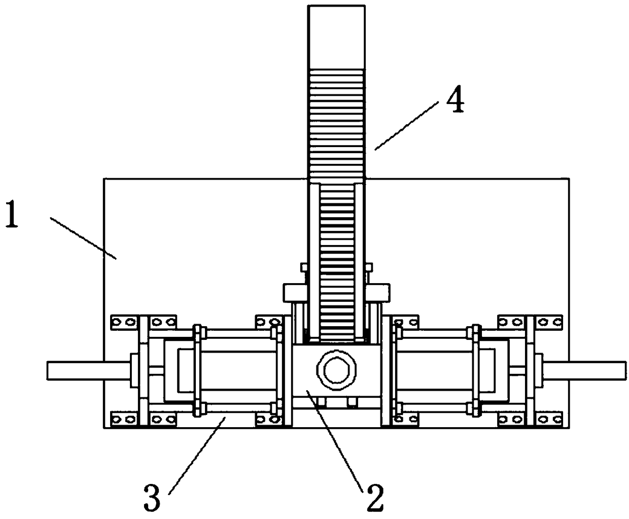 Shaft tube chamfering device for transmission shaft machining