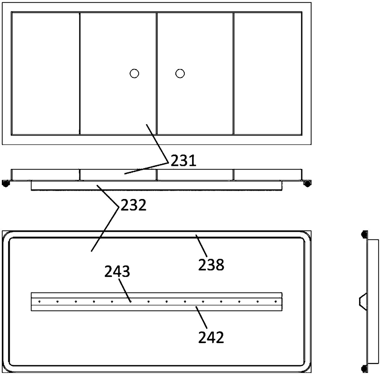 External-static and internal-rotating intelligent tanning drum device