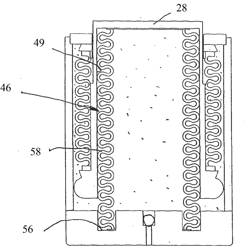 Gas spring for sliding refractory gate valve