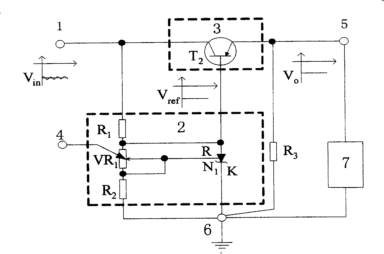 High-power high-precision switch linear combined manostat