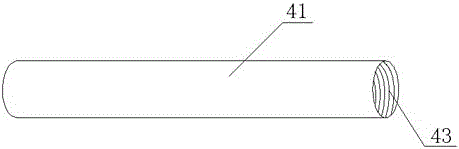 Sewing thread bobbin placement table structure