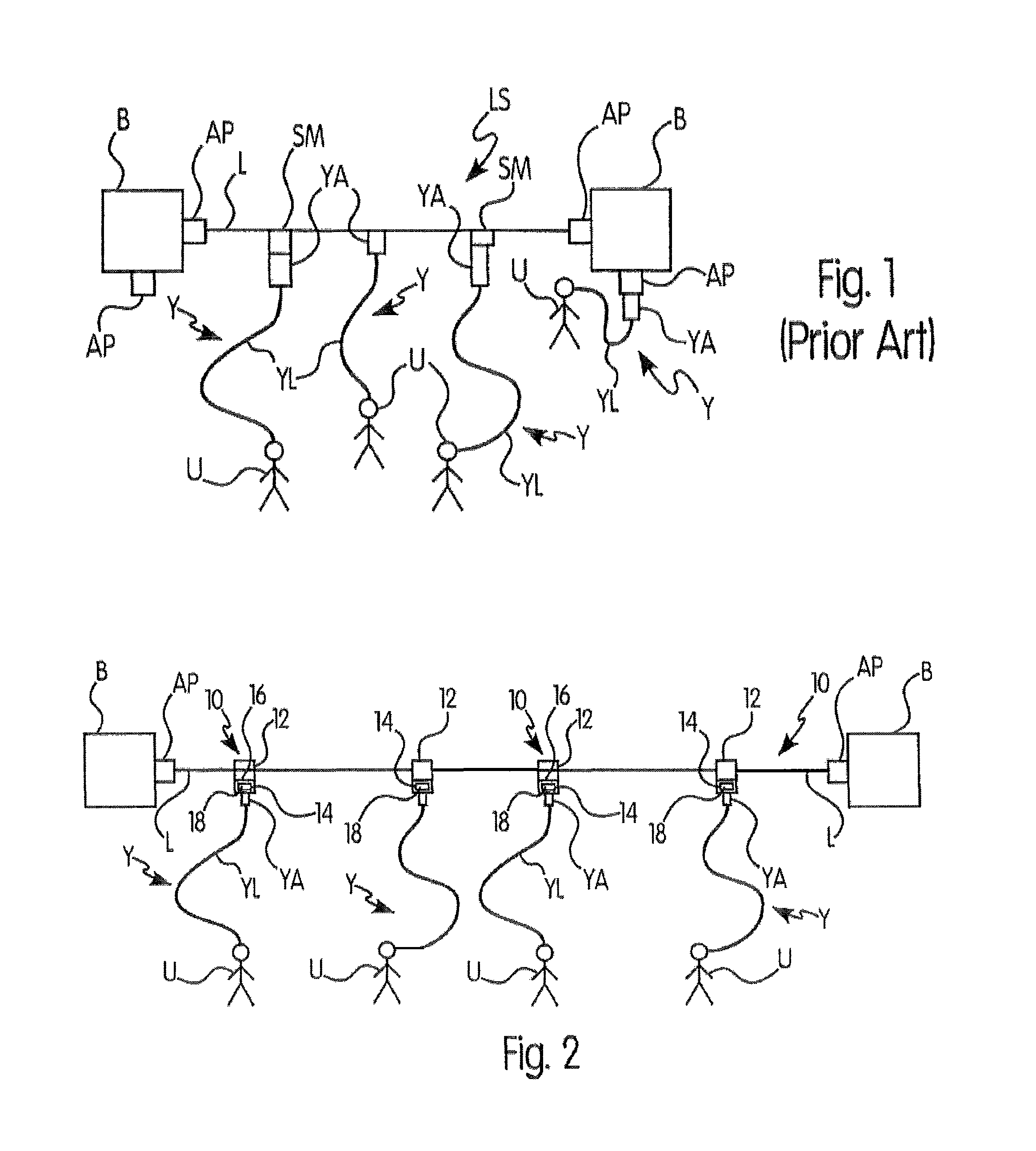 Method, apparatus, and arrangement for a lifeline system