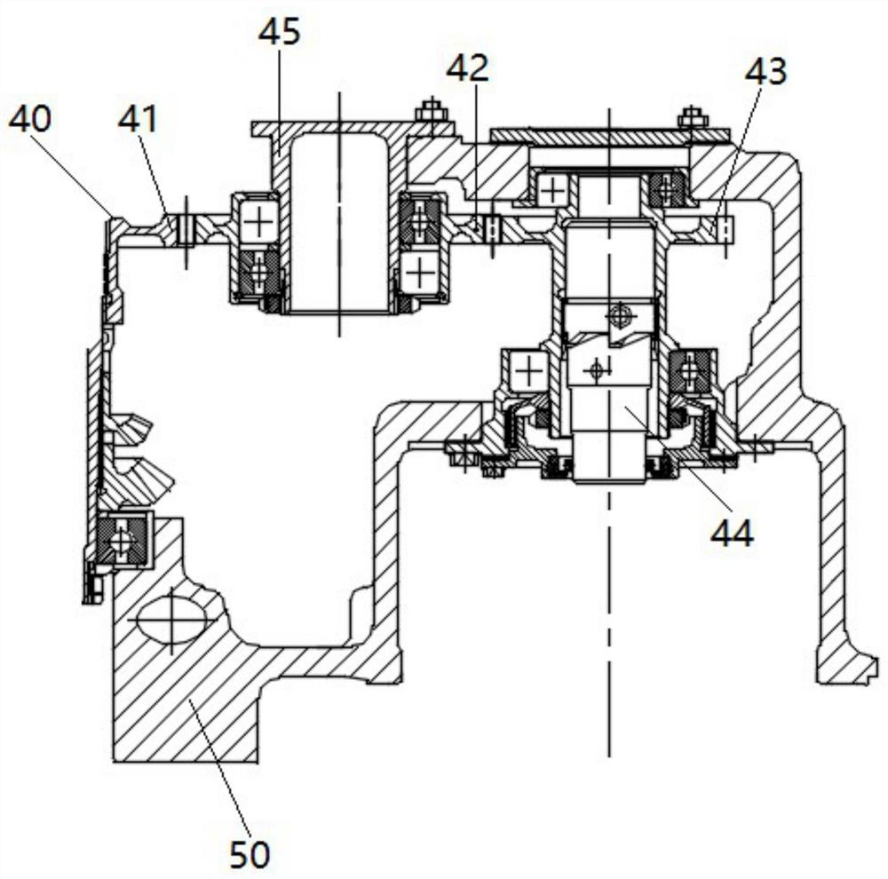 Accessory transmission structure