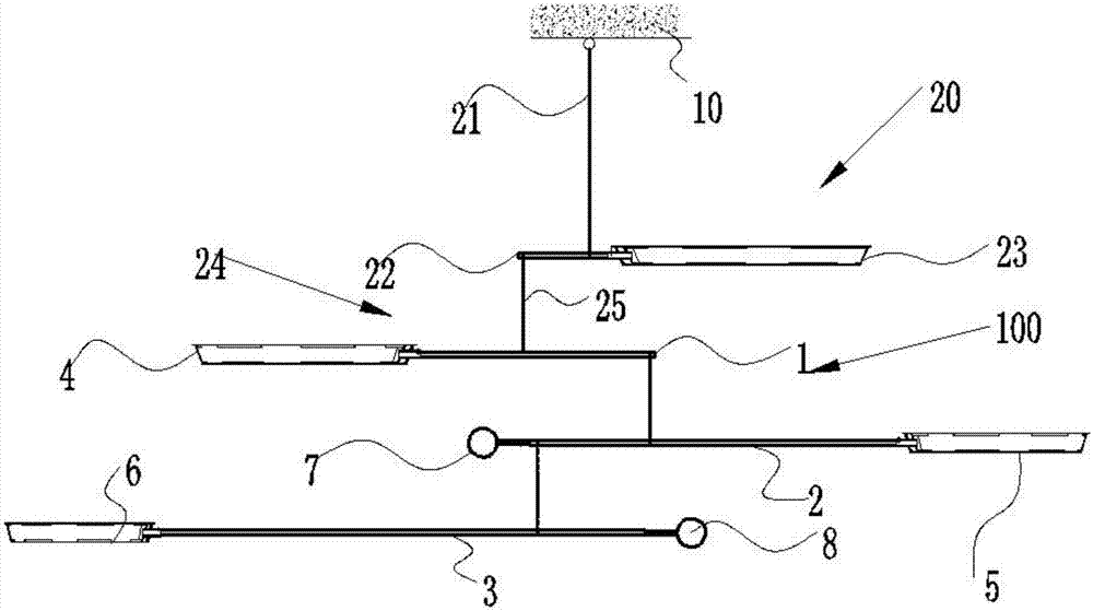 Self-balance type air floating display device