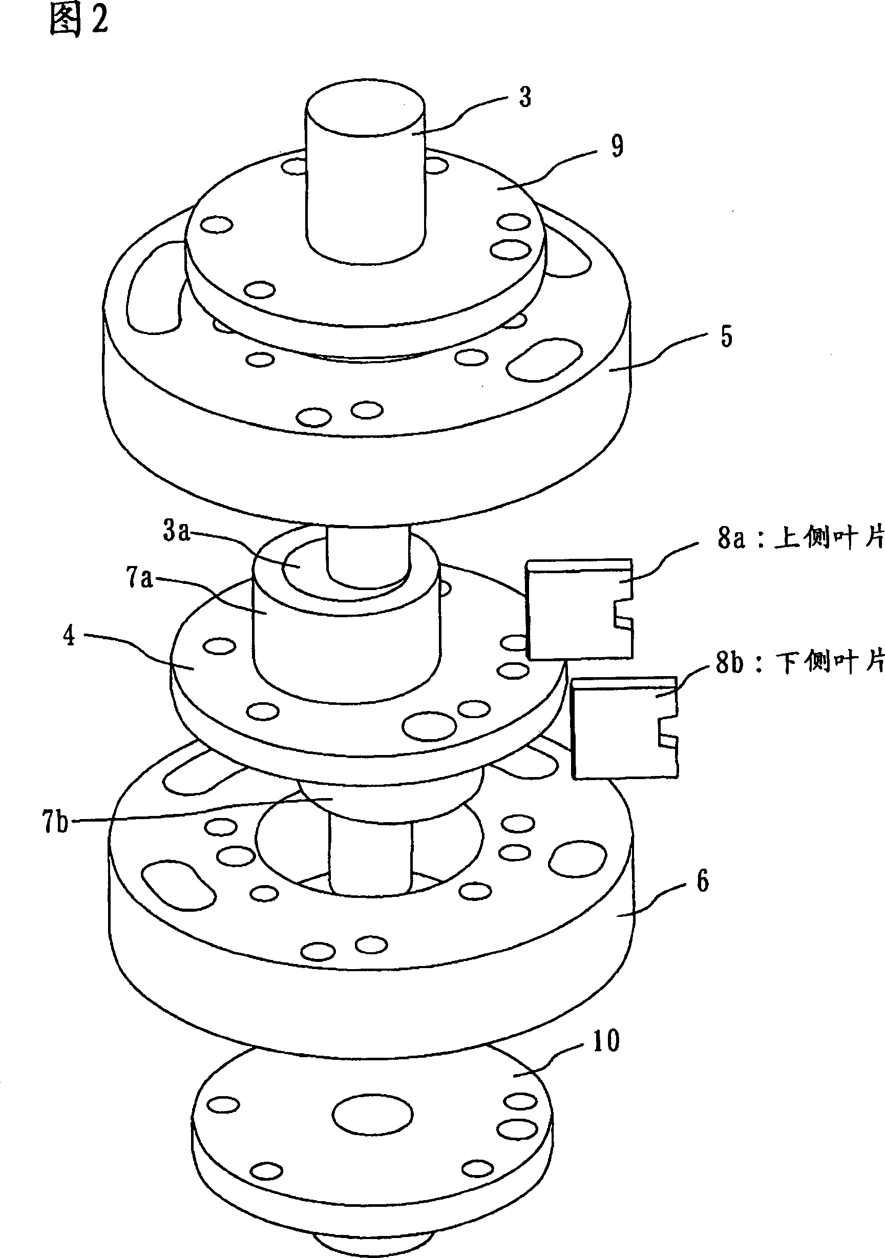 Double-cylinder rotary sealing type compressor and manufacturing method thereof