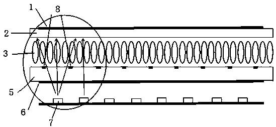 High-contrast LCD (liquid crystal display) screen