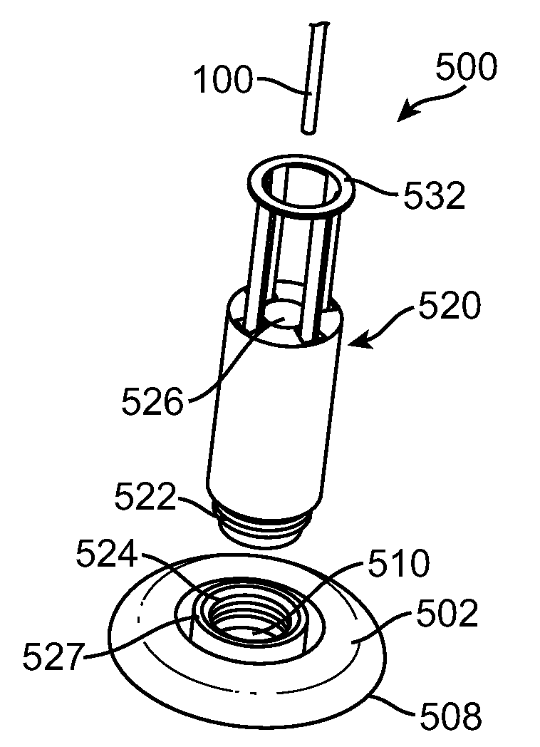 Burr hole sealing device for preventing brain shift