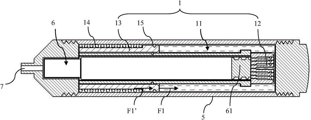 Transmission device-equipped portable fluid infusion equipment and manufacturing method thereof