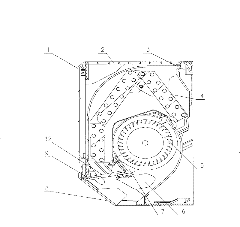 Separated wall hanging type air conditioner wind deflector, control method and air conditioner