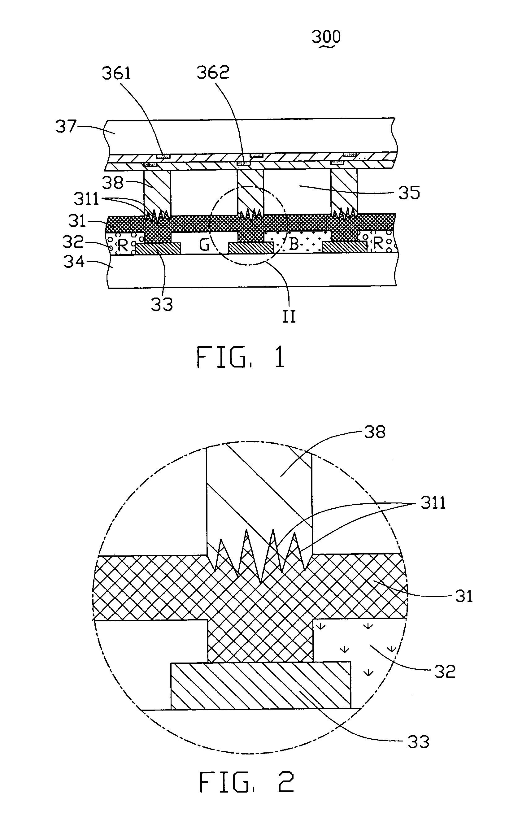 Color filter and in plane switching type liquid crystal display using the same