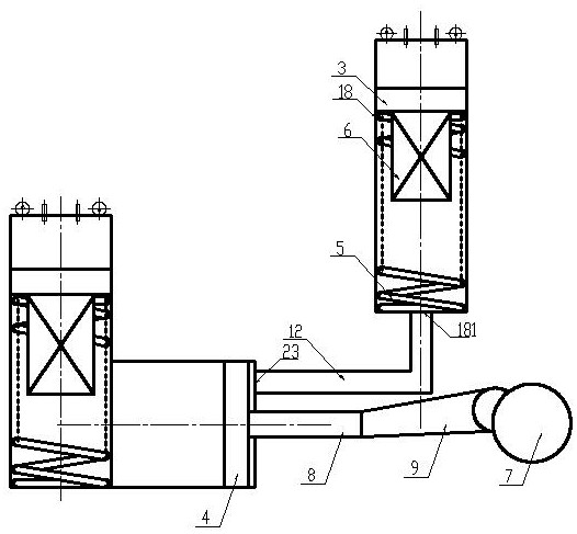 Engine with compression ratio improving function and engine cylinder group thereof