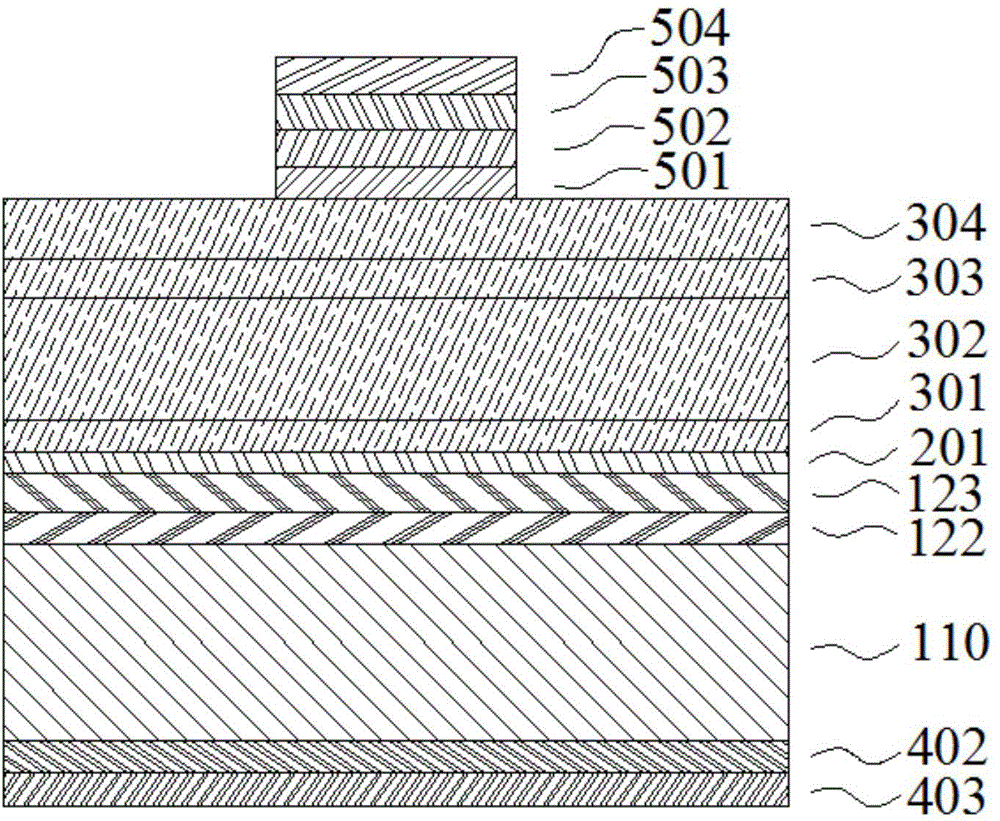 Vertical chip structure for nitride LED (light-emitting diode) and preparation method of vertical chip structure