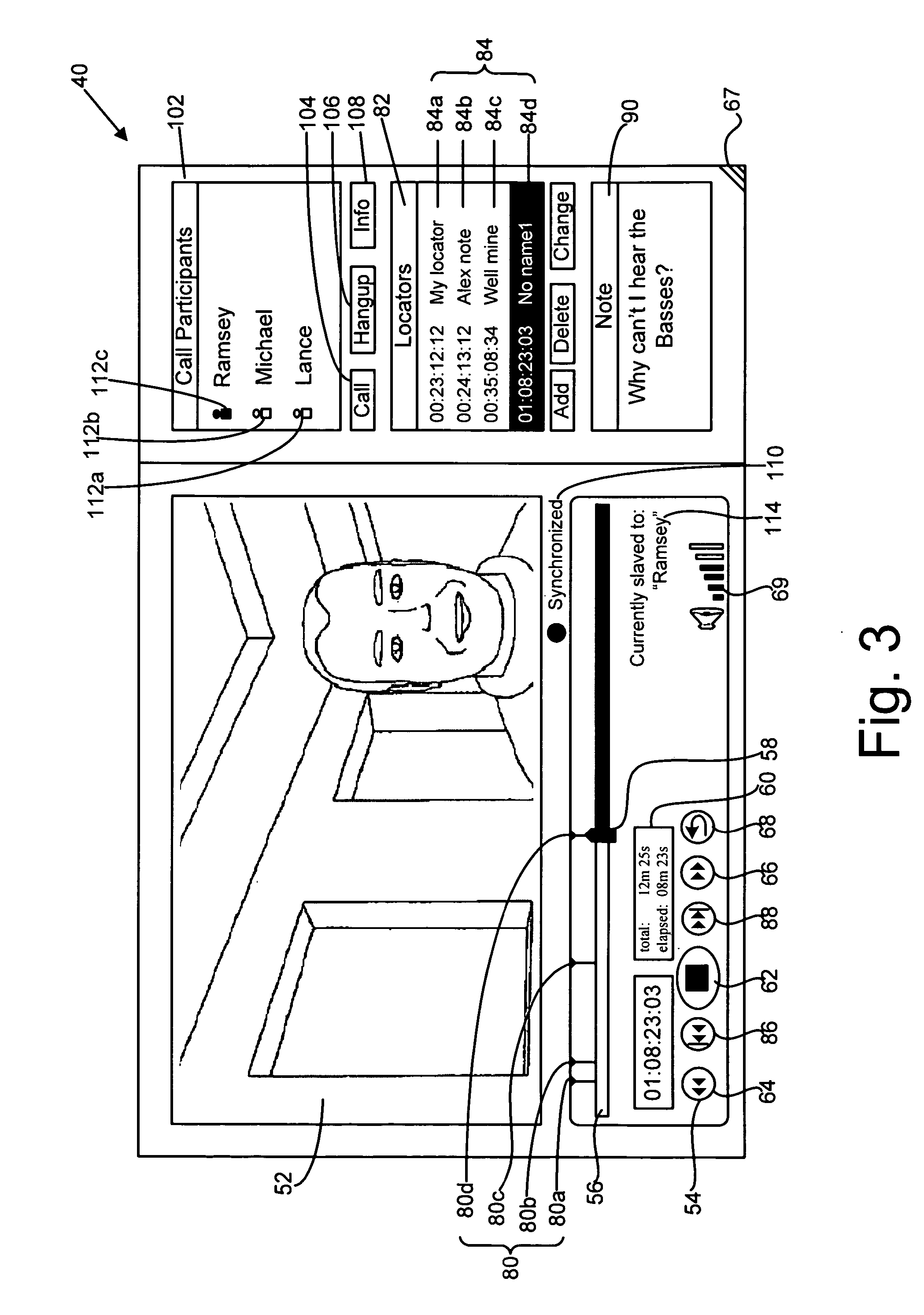 Method for multimedia review synchronization