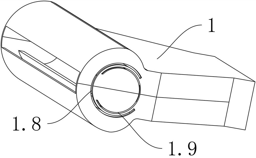 A three-channel automobile air conditioner air outlet