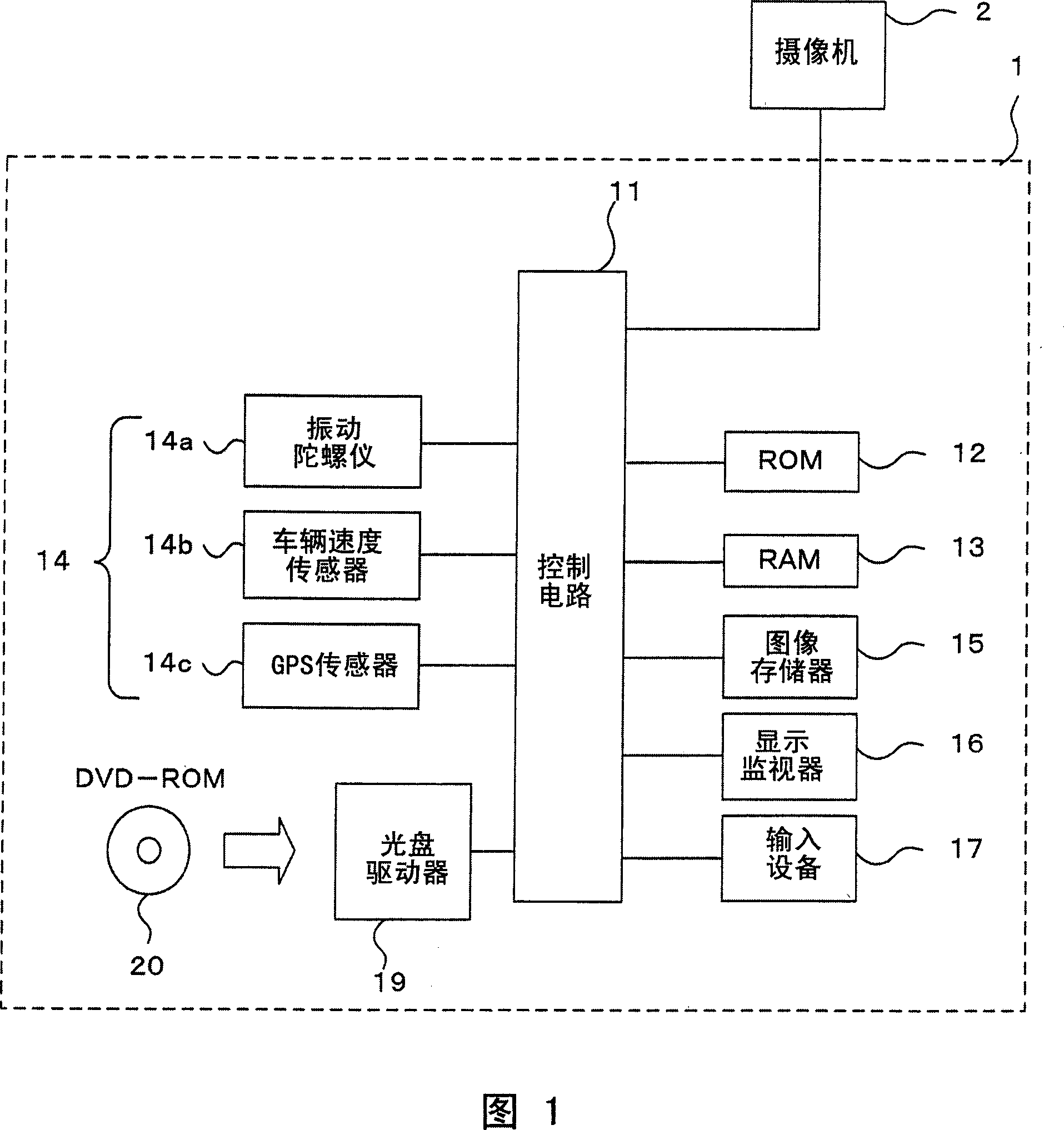 On-vehicle navigation device and vehicle position correction method
