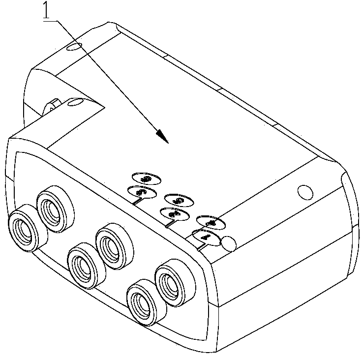 Three-phase electric energy meter on-site calibration instrument detachable current transformer